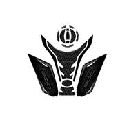 Protector Depósito Adhesivo para Motocicleta para Kawasaki para Z900 2023-2024, Almohadilla Lateral para Depósito De Combustible Antideslizante(Negro)