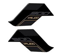 Protector Depósito Adhesivo para Motocicleta, Protector Lateral del Depósito De Combustible para Voge Valico 900DSX 900 DSX 2024. Antideslizante(Oro)