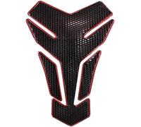 Protector Deposito Protector Tanque Moto Pegatinas 3D Almohadilla Deposito Moto para VStrom DL250 DL 1000 250, Pescado del Estilo del Hueso,Red