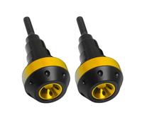 Protector Deslizante contra Caídas De Marco Compatible con Benelli BJ250 para BJ500 BJ600 BJ para TRK para 502 Almohadilla Protectora Protectores anticaída chasis Motocicleta(Yellow)