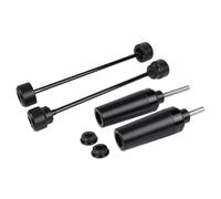 Protector Deslizante De Chasis para CFMOTO 675SR-R 675SS 675NK 675 SR-R SR SS NK Protección del Basculante Trasero Y Deslizador De Horquilla De Eje Delantero Protección contra Caídas(Negro 1)