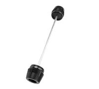 Protector Deslizante De Horquilla para Eje De Rueda Delantera Y Trasera De Motocicleta, Protección contra Caídas para MT07 FZ-07 FZ07 2018-2023 Protección contra Caídas(Negro,Trasero)