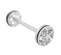 Protector Deslizante Eje Horquilla Tapa Inserción Rueda Trasera Motocicleta para R1200GS para S R1250GS para R Nine T para Adventure(Silver)