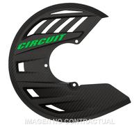 Envío gratis protector disco circuit carbon-verde para moto repuestos