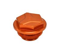 Protector Disco Freno Compatible con SX SXF XC XCF XCW XCFW EXC EXCF 2004-2022 Tapa del depósito de líquido de la Bomba del Cilindro Maestro del Freno hidráulico Trasero(Orange)