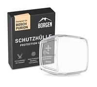 Borgen Protector Display Cubierta Protectora Bosch Purion - Accesorios para Display de e-Bike - 100% Transparente y Resistente al Agua | protección de la Pantalla contra arañazos y Golpes