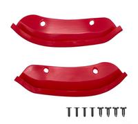 Protector divisor de borde de parachoques delantero para Dodge para Challenger para HellCat y 2015 a 2024, diseñado para mantener la apariencia del parachoques y apoyar la aerodinámica (rojo)