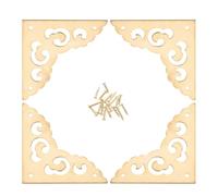 Protector Dorado Esquinas 4 de Piezas de Latón para Gabinete