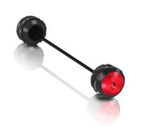 Protector eje moto Compatible Con Yamaha Tenere700 2019-2024 Protección Contra Caídas Motocicletas Deslizadores Eje Horquilla Rueda Delantera Trasera(Red,Rear)