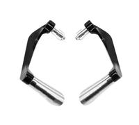 Protector Empuñadura Manillar Freno Embrague para ZX10 ZX12R ZX6R ZX9R ZX14R para Ninja 250 300 400 500R 600R 750R Z750 Z1000(Plata)