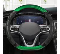 Protector En Forma De D para Volante Coche Accesorios Cubierta Interior del para Teramont para Atlas para T-Roc para T-Cross(Green)