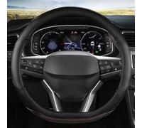 Protector En Forma De D para Volante Coche Cubierta Diseño Decorativa para Asiento para Ateca FR 2017-2020 Accesorios Interior(Coffee)