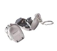 Protector ergonómico para los dedos, cortaúñas pequeño, compacto, esencial para viajes, acero inoxidable, ahorro de espacio, cuidado de uñas, llavero de acero inoxidable, cortaúñas