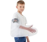 Protector escayola brazo niño(ducha, piscina). Funda escayola brazo enyesado, herida o tatuaje. Protector Picc. Estanco para venda o cabestrillo. Cubre escayola reutilizable: resiste más de 300 usos.