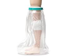 Protector Escayola Pierna Adulto Ducha con Suela Antideslizante, Cubre Vendaje Impermeable para Ducha Piscina Reutilizable Adaptable, Protector Yeso Muslo Rodilla Heridas Quemaduras(65cm)