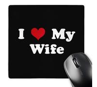 Protector Escritorio Amo A Mi Esposa Lavable Gaming Tapete Suave Alfombrilla Escritorio para Pc Ordenadores Oficina 25X30Cm