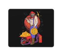Protector Escritorio Criptomonedas De Minería Modernas Impermeable Mouse Pad Duradera Alfombrilla Escritorio para Juegos Oficina Computadora 25X30Cm