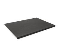 Protector Escritorio Cuero Gris Antracita Protector de Bordes Costura Perimetral