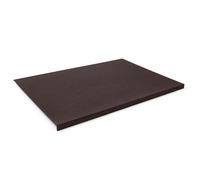 Protector Escritorio Cuero Marrón Oscuro Protector de Bordes Costura Perimetral