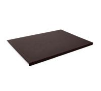 Protector Escritorio Cuero Marrón Oscuro - Protector de Bordes y Doble Costura
