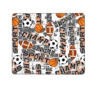 Protector Escritorio El Campeón De Fútbol De Sport Balls Se Convierte En El Ganador Suave Accesorios Ordenador Duradera Alfombrilla Escritorio para Computadora Oficina Ordenador 25X30Cm