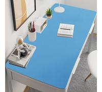 Protector Escritorio Infantil Grueso Y Antideslizante,40x60cm 50x120cm Desk Mat Para La Oficina Y El Hogar,Tapete Mesa Escritorio Para Escribir Protección Ocular Y Reducción Del Ruido(Blue,60x140cm)