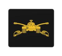 Protector Escritorio Insignia De La Rama Blindada del Ejército De EE. UU. Suave Accesorios Ordenador Impermeable Mouse Pad para Oficina Trabajo Pc 25X30Cm