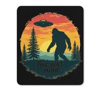 Protector Escritorio Libera Tu Mente, Bigfoot Duradera Gaming Tapete Suave Mouse Pad para Escritorio Ordenador Juegos Oficina 25X30Cm