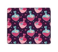 Protector Escritorio Poción De Amor Mágica De Dibujos Animados Portátil Accesorios Ordenador Lavable Mouse Pad para Oficina Pc Juegos 25X30Cm