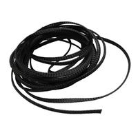 protector espiral 1 Meter Wire Sleeving Spirals Wrapping 1mm to 50mm Black Nylon Mesh Tube Expandable Insulated Braid 5 Meter Cable Tight Sleeve envuelve cables(Size:20mm 5 meter)