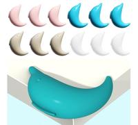 Protector Esquinas Bebe, 12 Piezas Protectores Esquinas Bebes, Protege Cubre Esquinas, Protector Bordes Mesa, Silicona para Niño No Tóxicos con Cinta Adhesiva Ultra Fuerte para Todos Los Muebles