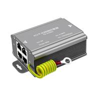 Protector Ethernet compatible con las normas IEEE802.3af/at de velocidad de 100 Mbps/1000 Mbps para una transmisión segura de datos
