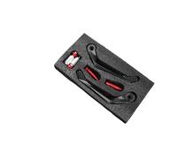 Protector Extremo Mandril Embrague Freno Motocicleta para Aprilia para Dorsoduro 750 900 1200 2007-2015 Protector Manillar(Rojo)