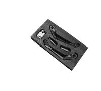Protector Extremo Mandril Embrague Freno Motocicleta para Aprilia para Dorsoduro 750 900 1200 2007-2015 Protector Manillar(Gris)