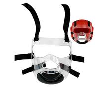 Protector facial transparente para artes marciales, para estudiantes, principiantes, niñas, adolescentes, instructores, clases de torneo, competición, gimnasio, estudio