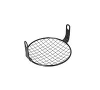 Protector Faro Moto Cubierta Motocicleta Alta Resistencia Faro Retro Metal Rejilla Malla Pantalla Lámpara Protector Universal 6.3 Pulgadas Rejilla Faro Delantero(1)