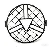 Protector Faro Moto Cubierta Universal 6.5 "Motocicleta Impermeable Protección Malla Protector De Parrilla Lámpara Frontal Cubierta Rejilla Faro Rejilla Faro(2)