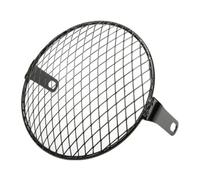 Protector Faro Moto Universal 6,5 Pulgadas Motocicleta Vintage Parrilla Luz Lámpara Cubierta Faro Estilo Retro Protector Piezas Rejilla Faro Delantero(2)