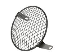 Protector Faro Moto Universal Motocicleta Acabado Anodizado Negro Accesorios Cubierta Protectora Metal Parrilla Faro Protector Iluminación Frontal Rejilla Faro Delantero