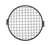 Protector Faro Moto Universal Motocicleta Cubierta Rejilla Soporte Luz Aleación Aluminio Protector De Faro Rejilla Faro Delantero(2)