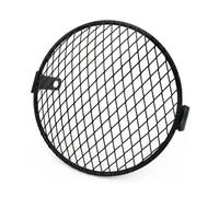 Protector Faro Moto Universal Motocicleta Cubierta Rejilla Soporte Luz Aleación Aluminio Protector De Faro Rejilla Faro Delantero(7)