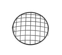Protector Faro Motocicleta Cubierta Protectora Faro Motocicleta Retro Metal 7 Pulgadas Pantalla Rejilla Malla Universal Para Triumph Cubierta Protectora(Checkered)