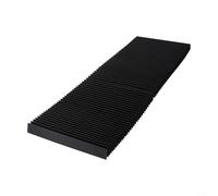 Protector flexible CNC para fresadoras, cubierta telescópica de protección contra tornillos, protector antipolvo de riel de acordeón industrial, ancho de plegado de 15 mm, longitud de estiramiento de