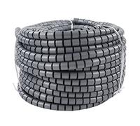 Protector Flexible para Envoltura de Cables en Espiral, Material de PE Duradero, para Cables de computadora, líneas eléctricas y tuberías hidráulicas, Ideal para gestión y (Diámetro 28mm 40m)
