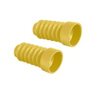 Protector Horquilla Moto 2 Fundas de Goma para Horquilla Delantera Motocicleta, Polainas, Protectores Antipolvo, amortiguadores, compatibles con DIO Jog 50 90(Yellow)