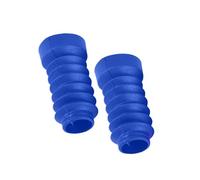 Protector Horquilla Moto 2 Fundas de Goma para Horquilla Delantera Motocicleta, Polainas, Protectores Antipolvo, amortiguadores, compatibles con DIO Jog 50 90(Blue)