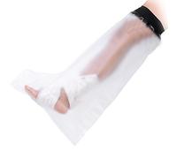 Protector Impermeable del Vendaje del Yeso Fractura de la Herida Cubierta de la Rodilla de la Pierna del Pie para la Pierna Larga del Adulto de la Ducha