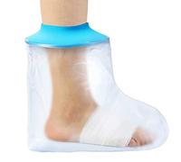 Protector impermeable para heridas de pie fundido para ducha y baño, fundas impermeables para cirugía rota, heridas de tobillo y quemaduras para adultos, 100% reutilizable