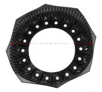 Protector inferior de goma para tanque de buceo, a prueba de golpes, para tanques de aire de 4 a 12 L (para 4-6 L)