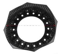 Protector inferior de goma para tanque de buceo, a prueba de golpes, para tanques de aire de 4 a 12 L (para 8-12 L)